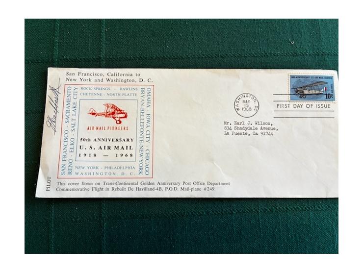 50th Anniversary Airmail - First Day Issue
