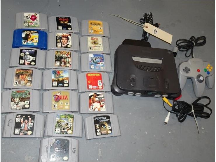 Nintendo 64 Game Lot ( W/Games)
