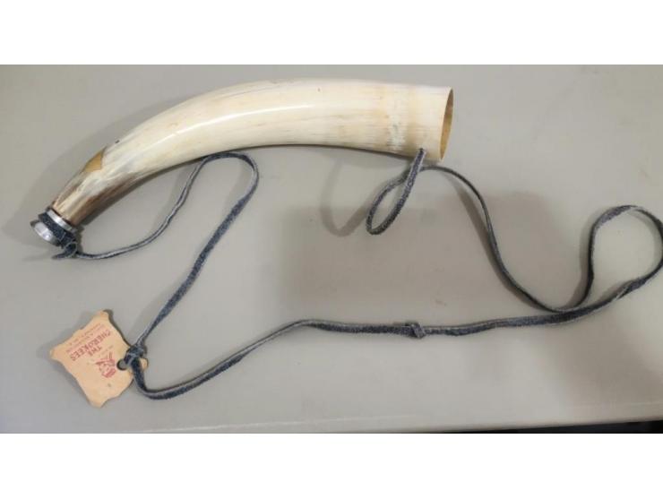 Cherokee‑Made Powder Horn – Qualla Reservation, NC