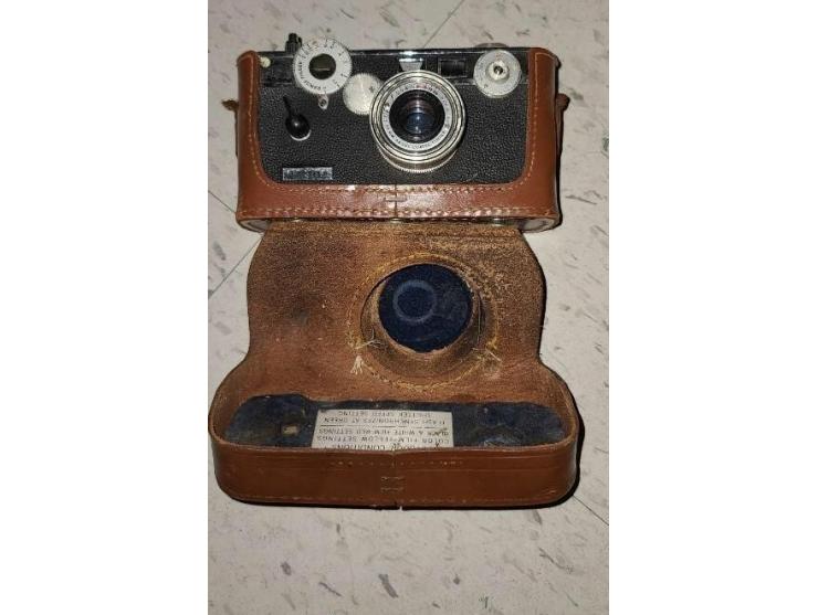 Vintage Camera in Leather Case