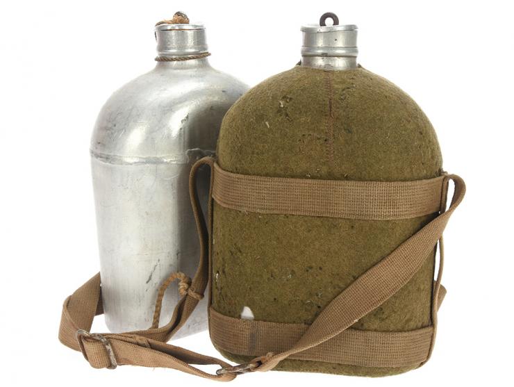 Canadian Pattern WWI Water Bottle Lot