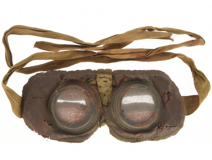 British WWI Anti-Gas Sponge Goggles