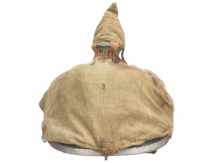 Prussian Enlisted Helmet with Camouflage Cover