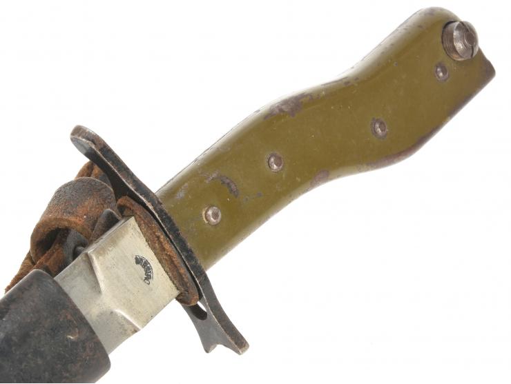 Imperial German WWI Crank Handle Combination Trench Knife / Bayonet
