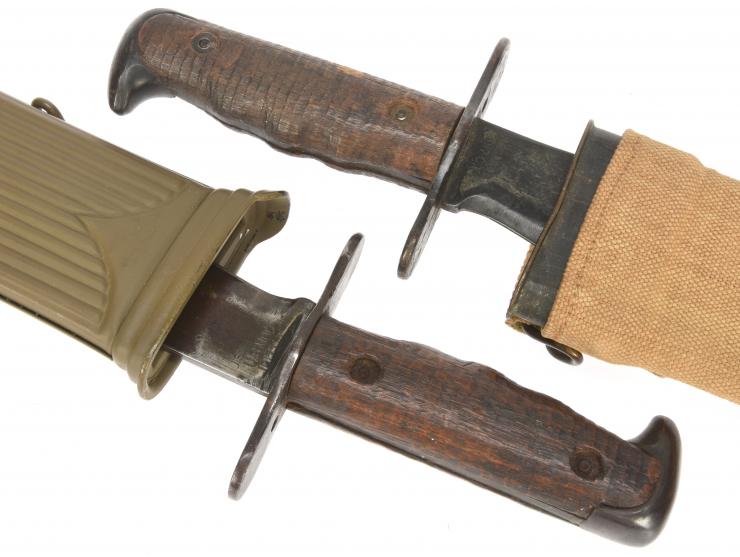 WWI M1917 Bolo Knife Lot: Two Examples