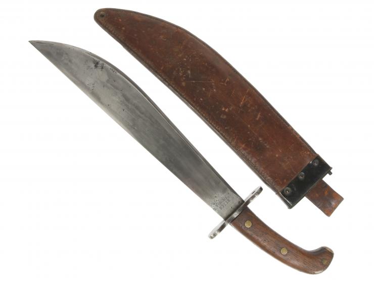 US M1909 Bolo Knife & Scabbard: Plumb 1917