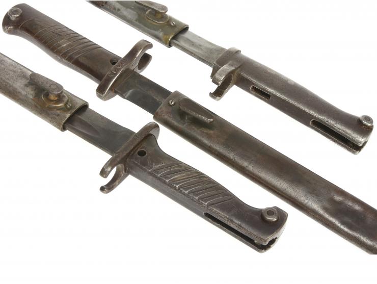 Imperial German WWI Ersatz Bayonet Lot: Three Bayonets