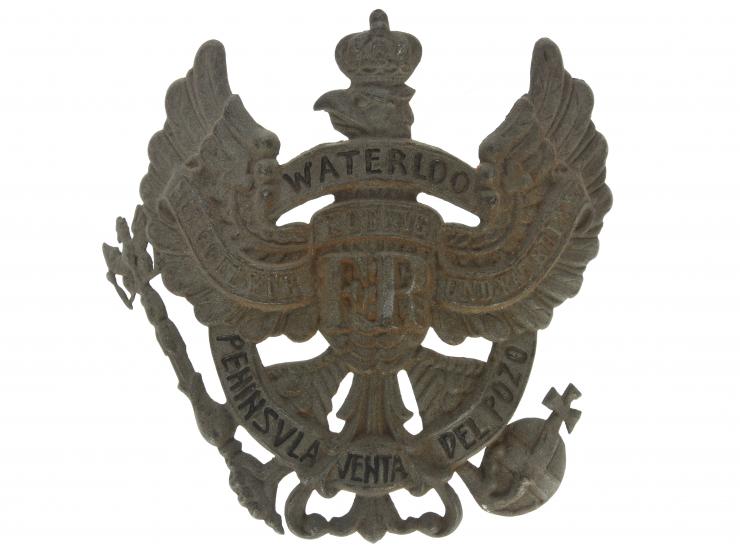 Imperial German WWI 10th (Hanoverian) Jäger Battalion M15 Shako Plate