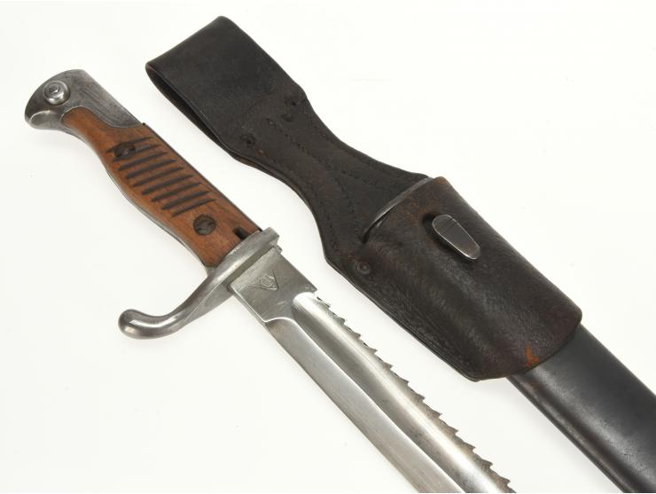 Imperial German 98/05 n/A. S. Sawback Bayonet - F. Koeller & Co. / Dürkopp Werke