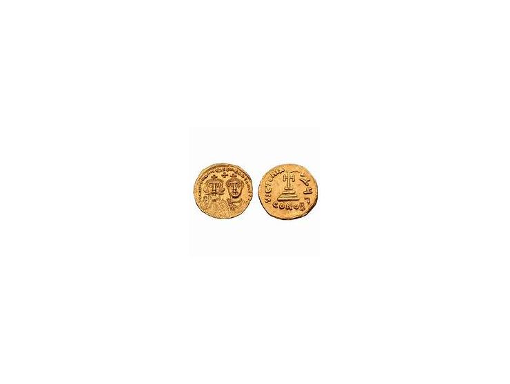 Byzantine Solidus of Emperor Justinian I, 527-565 AD