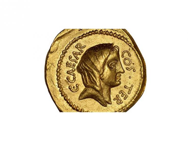 Roman Aureus of Emperor Augustus, 27 BC - 14 AD
