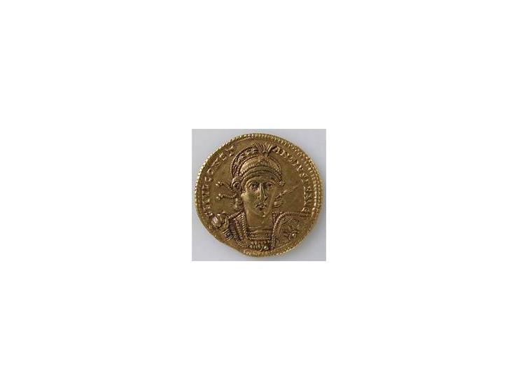Byzantine Solidus of Emperor Justinian I, 527-565 AD
