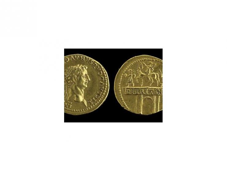 Gold Aureus of Emperor Augustus, Circa 27 BC - 14 AD